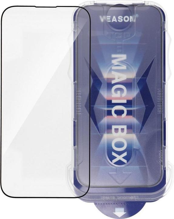 Immagine prodotto Vmax Protective glass Veason 6D Pro Veason Easy-Install Glass + Applicator - for Iphone 13 black (1 Pezzo/i, Apple iPhone 13)