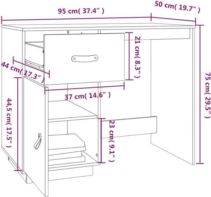 Image du produit VidaXL Ameer (95 x 50 x 75 cm)