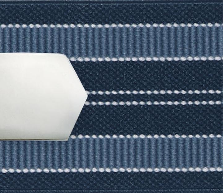 Produktbild Prym Hosenträger 35 mm 120 cm marine blaue Streifen (120)