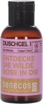 Produktbild Benecos KG Duschgel Wildrose (50 ml)