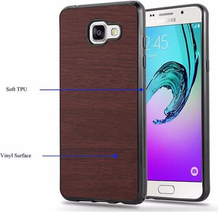 Image du produit Cadorabo Couverture en bois TPU (Samsung Galaxy A3 (2016))