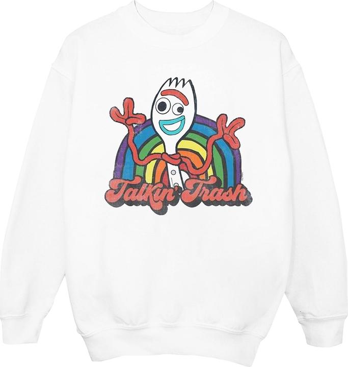 Actual product image Disney Womens/Ladies Toy Story 4 Forky Talkin' Trash Sweatshirt (L)