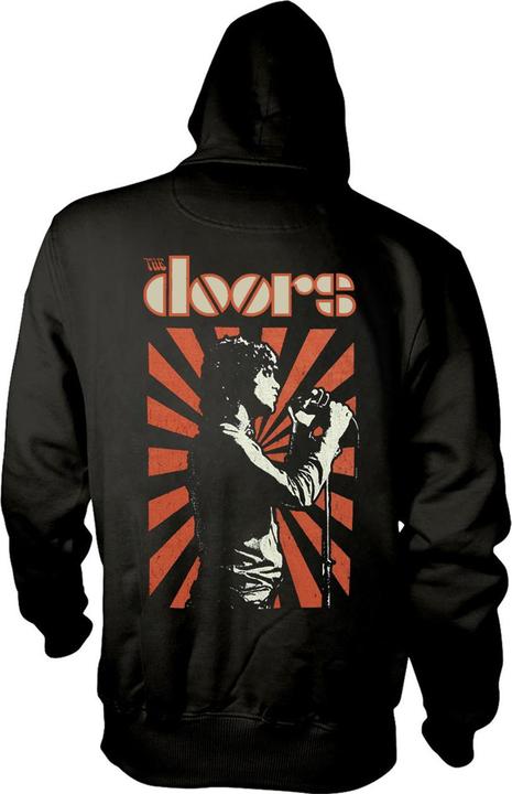 Actual product image The Doors Unisex Adult Lizard King Back Print Full Zip Hoodie (M)