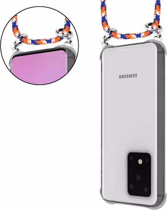 Produktbild Cadorabo TPU Handy Kette SILBER Cover