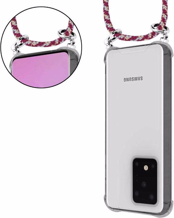 Produktbild Cadorabo TPU Handy Kette SILBER Cover
