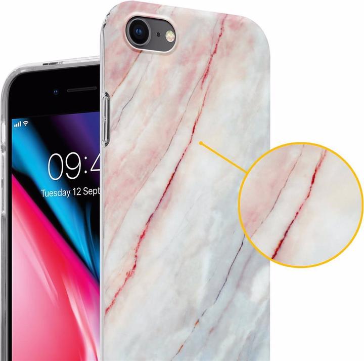 Productafbeelding Cadorabo IMD TPU kleurrijke marmeren hoes (Apple iPhone 7, Apple iPhone SE (2e generatie))