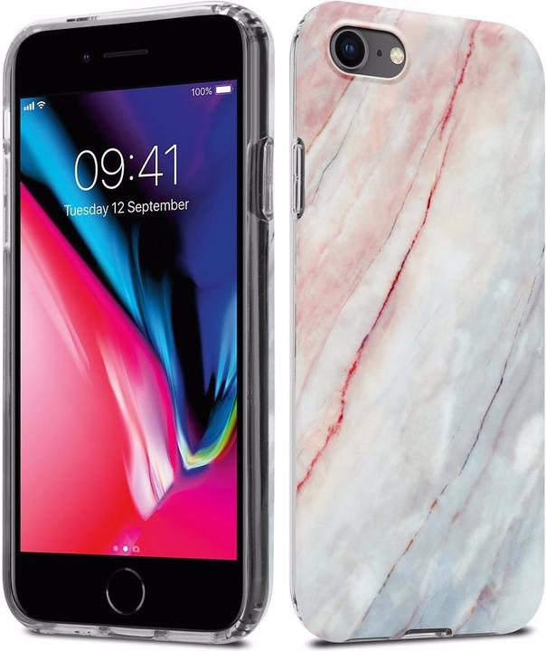 Productafbeelding Cadorabo IMD TPU kleurrijke marmeren hoes (Apple iPhone 7, Apple iPhone SE (2e generatie))