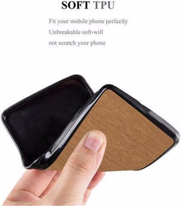 Actual product image Cadorabo TPU Wooden Cover (Apple iPhone 6)