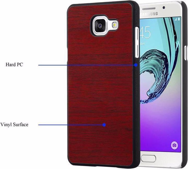 Actual product image Cadorabo TPU Wooden Cover (Samsung Galaxy A5 (2016))