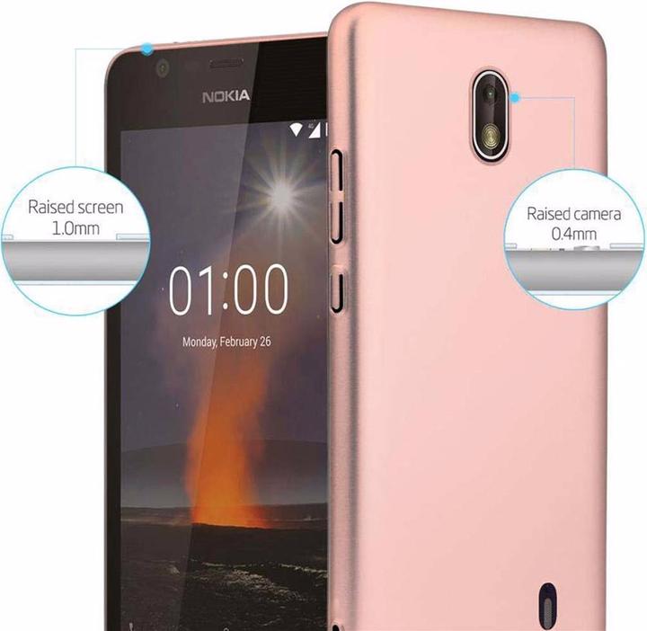 Image du produit Cadorabo Hard Cover Couverture métallique mate (Nokia 1)
