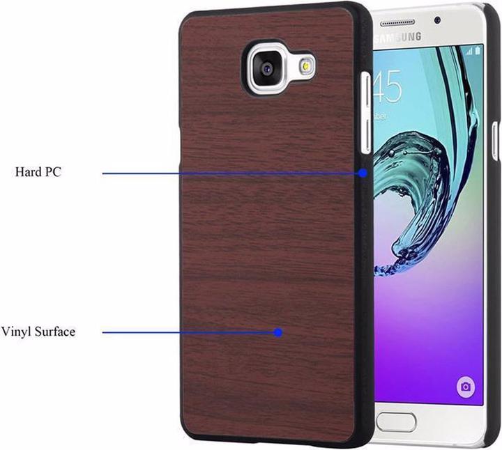 Actual product image Cadorabo TPU Wooden Cover (Samsung Galaxy A5 (2016))