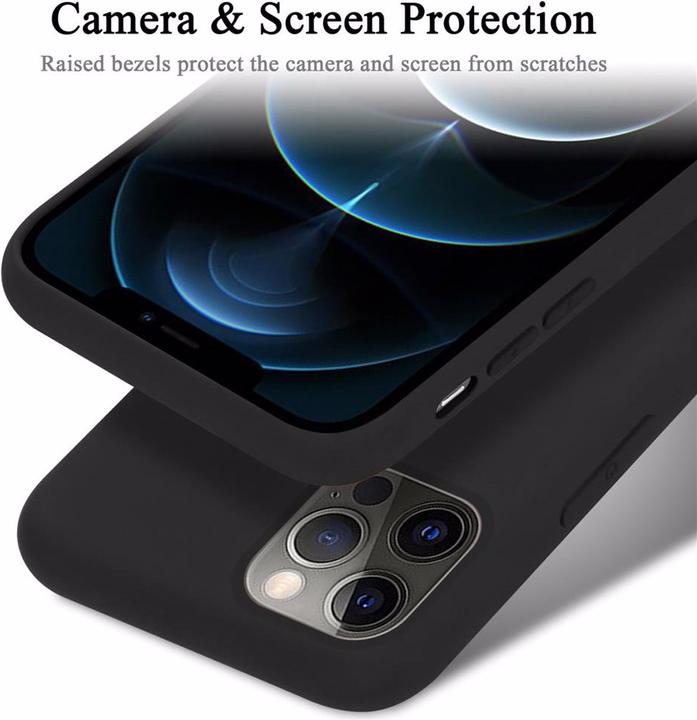 Actual product image Cadorabo TPU Liquid Silicone Case Cover (Apple iPhone 12 Pro Max)