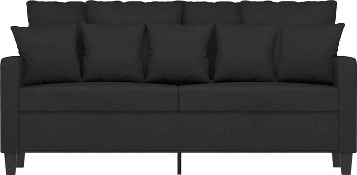 Immagine prodotto VidaXL Divano 2 posti nero 140 cm in tessuto,Colore: Nero,Materiale (2 posti)