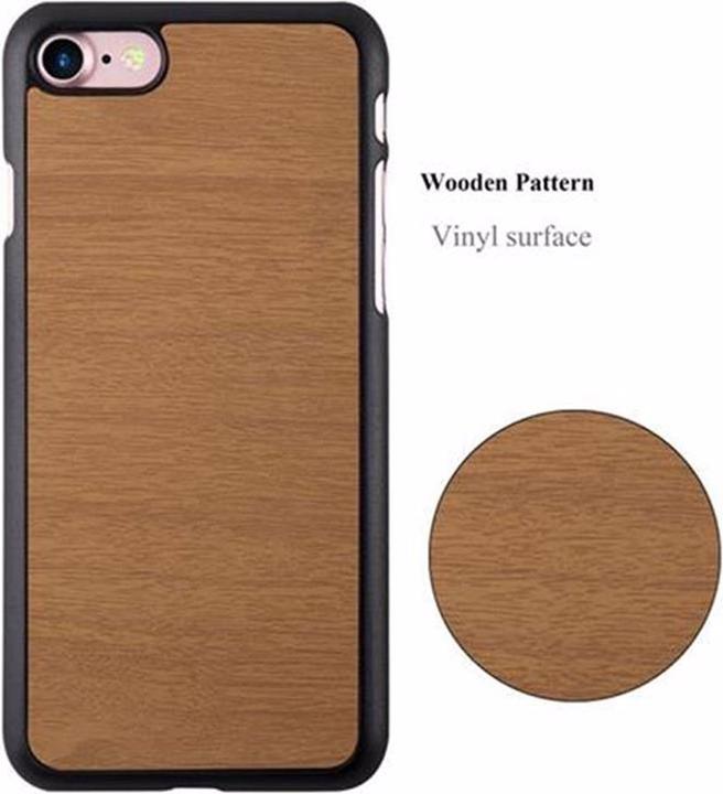 Actual product image Cadorabo TPU Wooden Cover (Apple iPhone 7, Apple iPhone SE (2nd Gen))