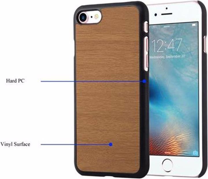 Actual product image Cadorabo TPU Wooden Cover (Apple iPhone 7, Apple iPhone SE (2nd Gen))