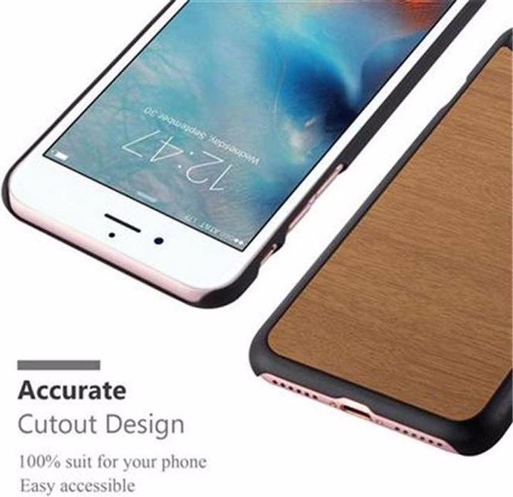 Actual product image Cadorabo TPU Wooden Cover (Apple iPhone 7, Apple iPhone SE (2nd Gen))