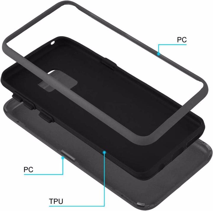 Actual product image Cadorabo Hybrid 3-in-1 (3-piece) Cover (Samsung Galaxy S9+)