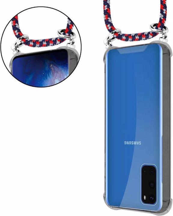 Produktbild Cadorabo TPU Handy Kette SILBER Cover