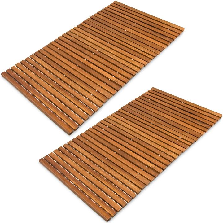 Produktbild Deuba Badematte 2er Set (80 x 50 cm)