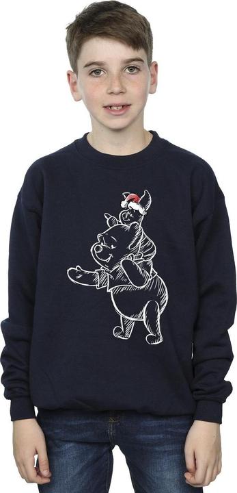 Actual product image Disney Boys Winnie The Pooh Piglet Christmas Sweatshirt (128)