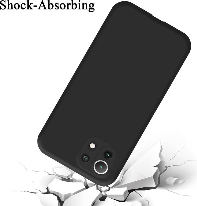 Actual product image Cadorabo TPU Liquid Silicone Case Cover for Xiaomi Mi 11 LITE (4G / 5G) / 11 LITE NE (Xiaomi Mi 11 Lite, Xiaomi Mi 11 Lite 5G, Xiaomi 11 Lite 5G NE)