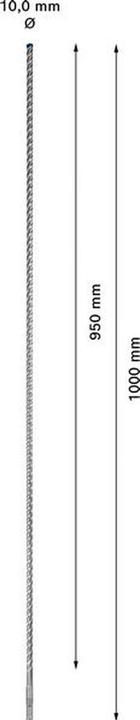 Immagine prodotto Bosch Professional Zubehör Trapano a percussione Expert SDS plus-7X, 11 x 100 x 165 mm (11 millimetri)