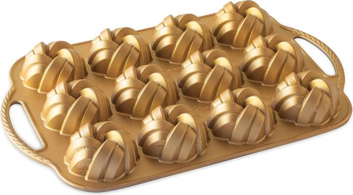Nordic Ware 75th Anniversary Braided Mini Bundt Pan