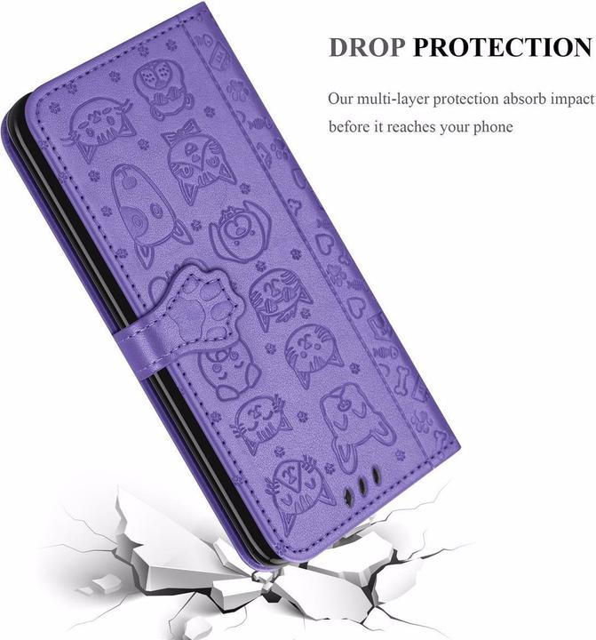 Actual product image Cadorabo Book Dogs & Cats Cover (Samsung Galaxy A50, Samsung Galaxy A30s, Samsung Galaxy A50s)