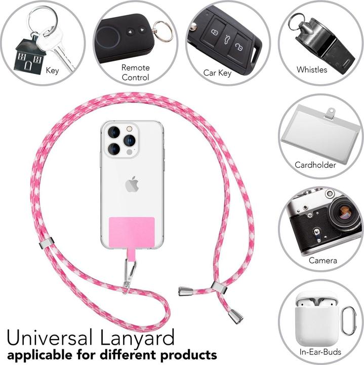 Produktbild Nalia Universal Handykette zum Umhängen mit Pad