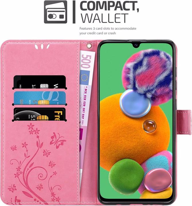 Productafbeelding Cadorabo Bloemen Boekomslag (Samsung Galaxy A90 5G)