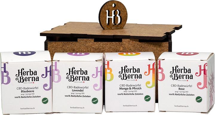 Image du produit Herba di Berna Cadeau de Noël Petite boîte de bain (Bombe de bain)