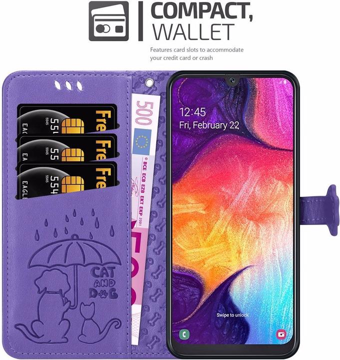 Actual product image Cadorabo Book Dogs & Cats Cover (Samsung Galaxy A50, Samsung Galaxy A30s, Samsung Galaxy A50s)