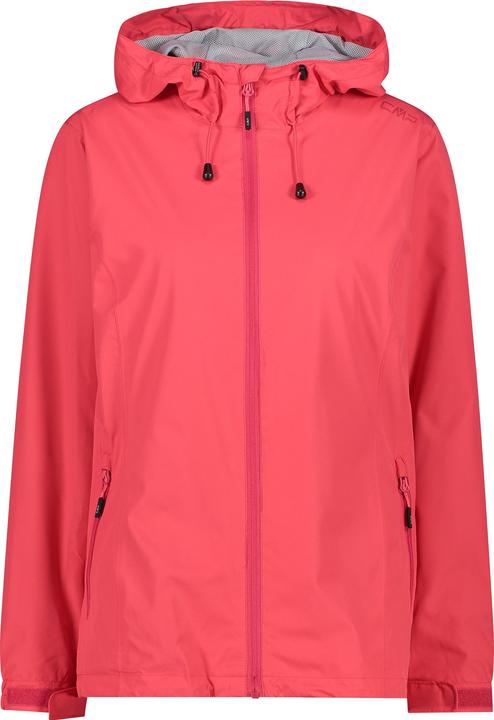 Produktbild CMP Campagnolo Rain Jacket Fix Hood Woman corallo (34, XXS)
