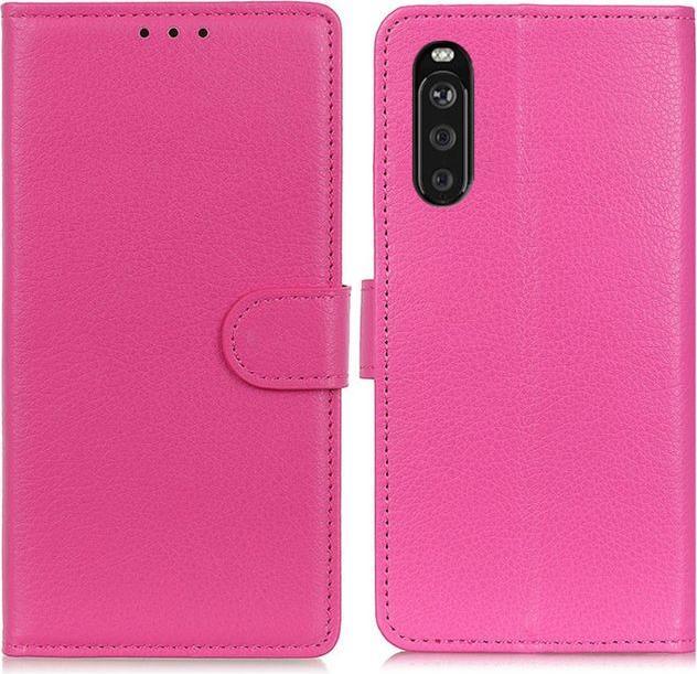 Actual product image MU Classic Litchi Leather Bookcover Series (Sony Xperia 10 III)