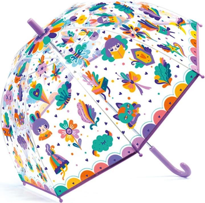 Actual product image Djeco Umbrella rainbow 70 x 68 cm