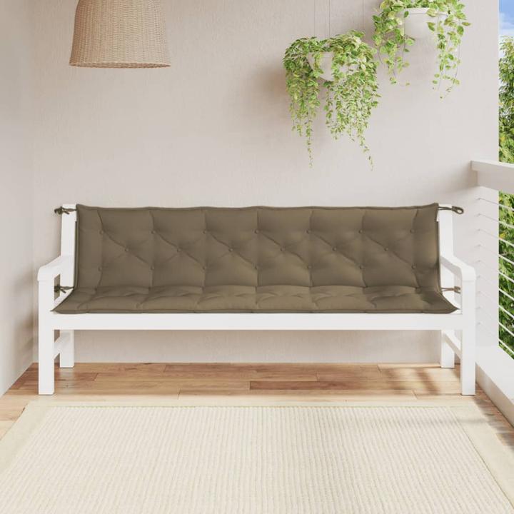 Immagine prodotto VidaXL Cuscini per panca da giardino 2 pezzi in tessuto (200 x 50 x 7 cm)