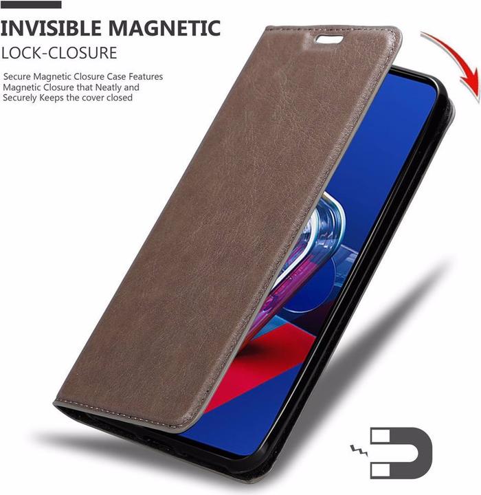 Produktbild Cadorabo Book Invisible Magnet Cover (Asus Zenfone 7 Pro)