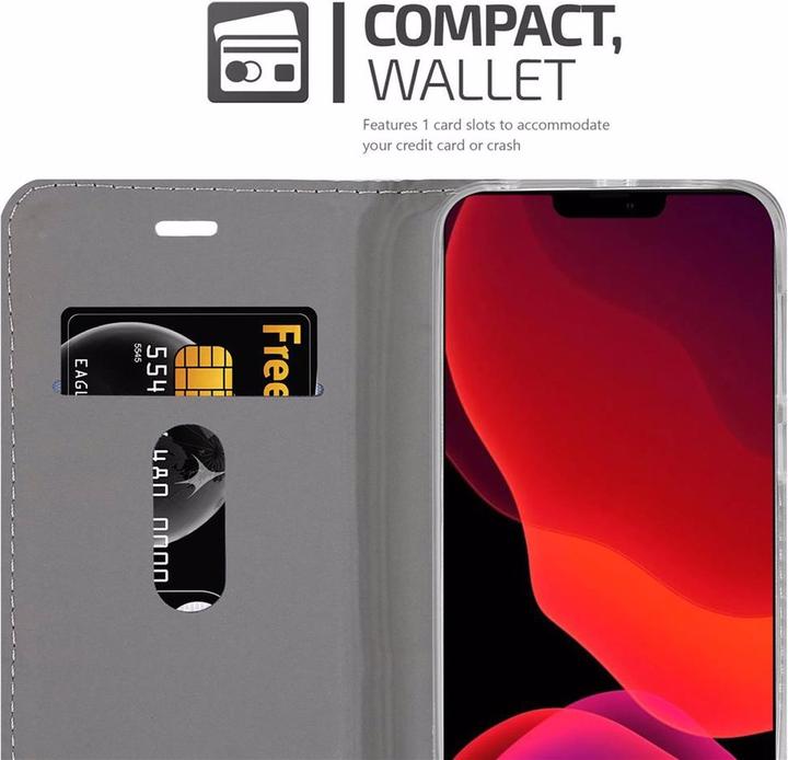 Produktbild Cadorabo Book Jeans Optik Cover (Apple iPhone 12 mini)