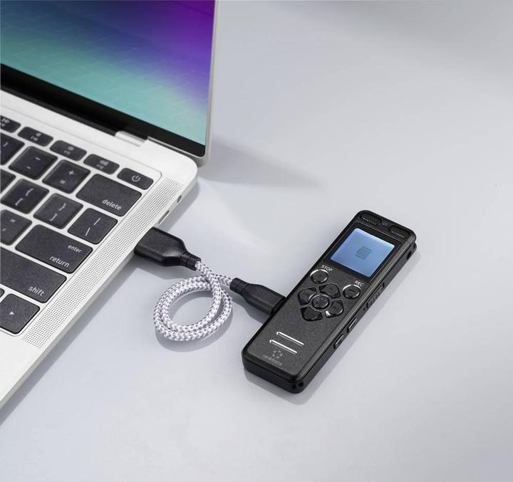 Produktbild Renkforce RF-DVR-E36 Digitales Diktiergerät Aufzeichnungsdauer (max.) 70 h Schwa (8 GB)