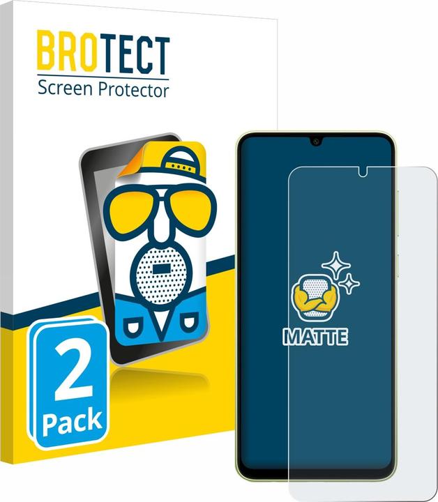 Actual product image BROTECT Anti-glare screen protector matt (2 Piece, Samsung Galaxy A05)