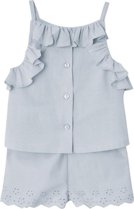 Vertbaudet Mädchen Baby-Set: Blusentop & Shorts