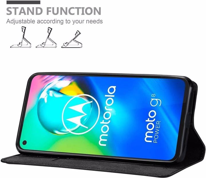 Produktbild Cadorabo Book Invisible Magnet Cover (Motorola Moto G8 Power Lite)