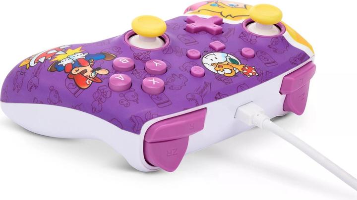 Produktbild PowerA Enhanced Wired Controller - Princess Peach Battle (Switch, Switch OLED)