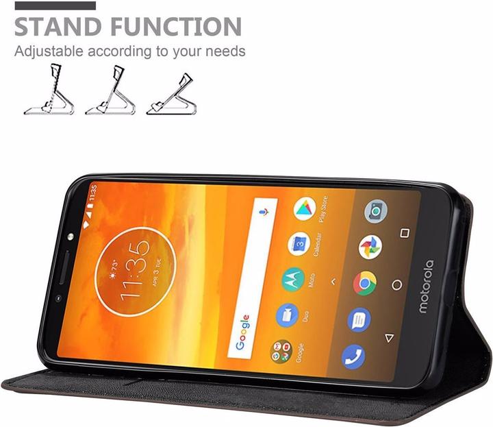 Produktbild Cadorabo Book Invisible Magnet Cover (Motorola Moto E5 Plus)