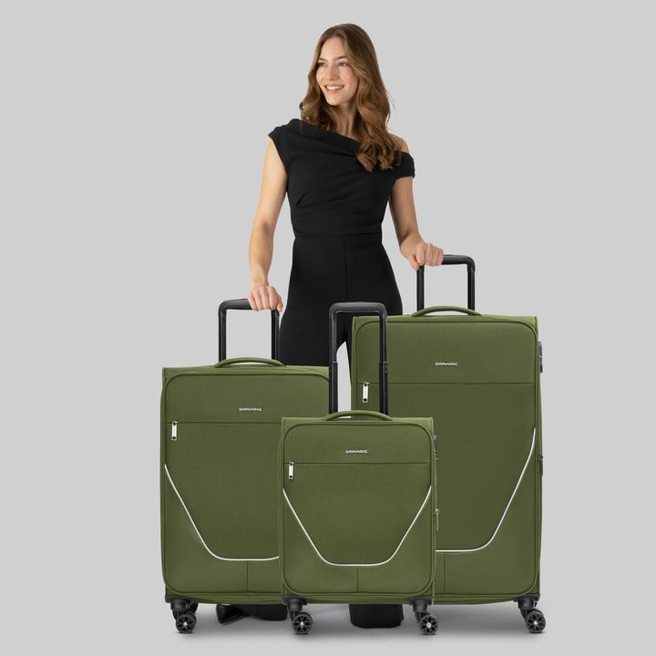 Produktbild Stratic taska 4-Rollen Kofferset 3tlg. mit Dehnfalte (233 l, XL (ab 115l))