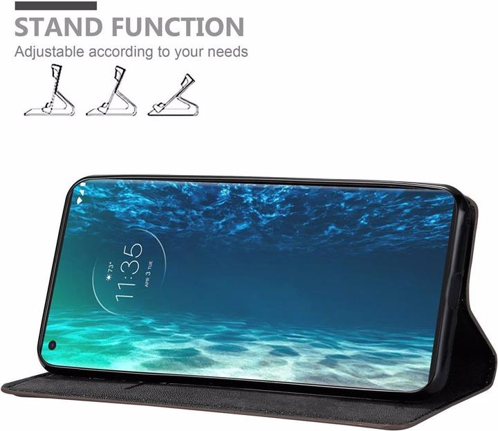 Productafbeelding Cadorabo Boek Onzichtbare Magneethoes (Motorola Rand)