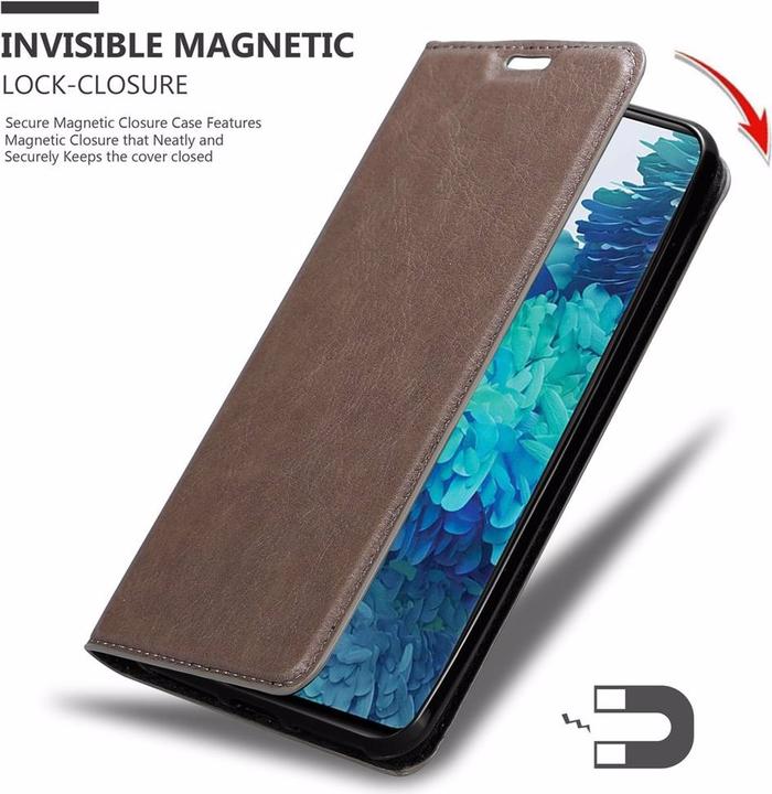 Actual product image Cadorabo Book Invisible Magnet Cover (Samsung Galaxy S20 FE)