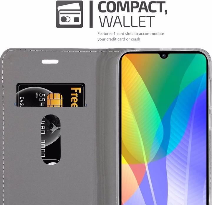 Produktbild Cadorabo Book Jeans Optik Cover (Huawei Y6p)