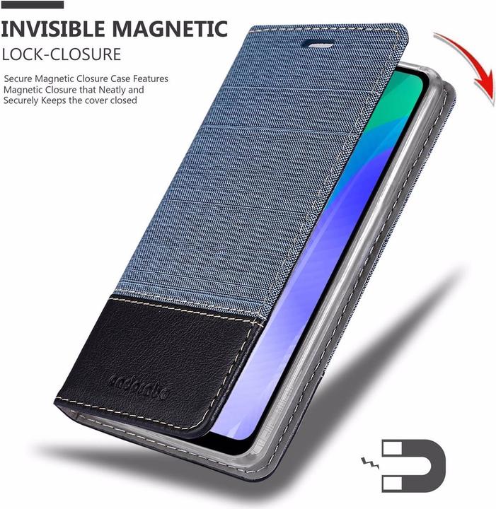 Produktbild Cadorabo Book Jeans Optik Cover (Huawei Y6p)