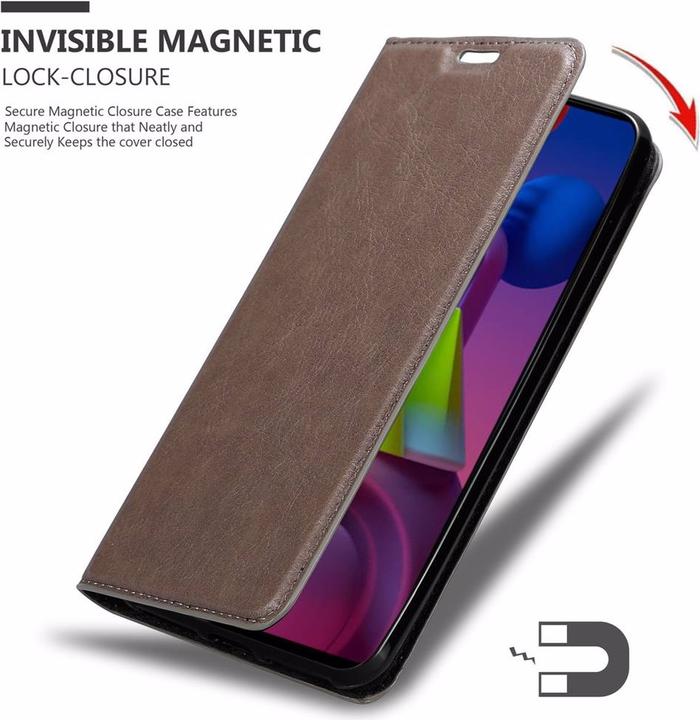 Produktbild Cadorabo Book Invisible Magnet Cover (Samsung Galaxy M51)